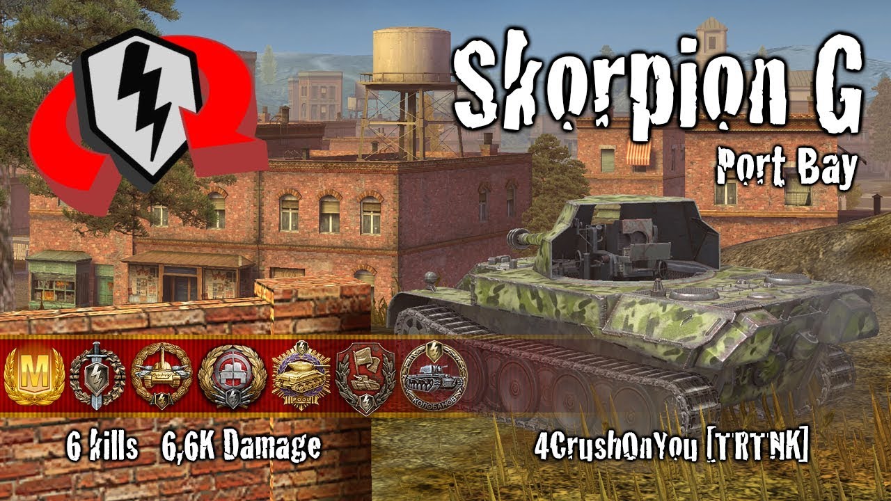 wotblitz bonus codes WoT Blitz Skorpion G - 6 Kills 6,6k Damage Replay