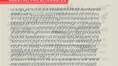 WORKING WITH SCRIPT FONTS