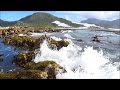 1 hour gentle ocean waves HD video - high quality stereo ocean sounds