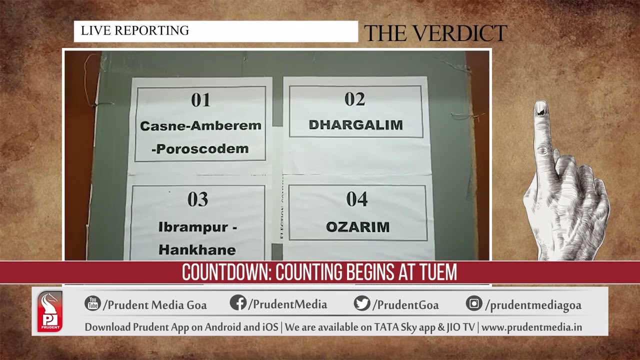 Counting begins at Tuem | Panchayat Election Results | Sattagraha | Prudent