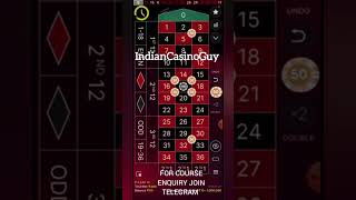 SINGLE NUMBER HIT 🎯 ROULETTE | @indianrouletteguru  | #roullette #casino #roulettewheel #game