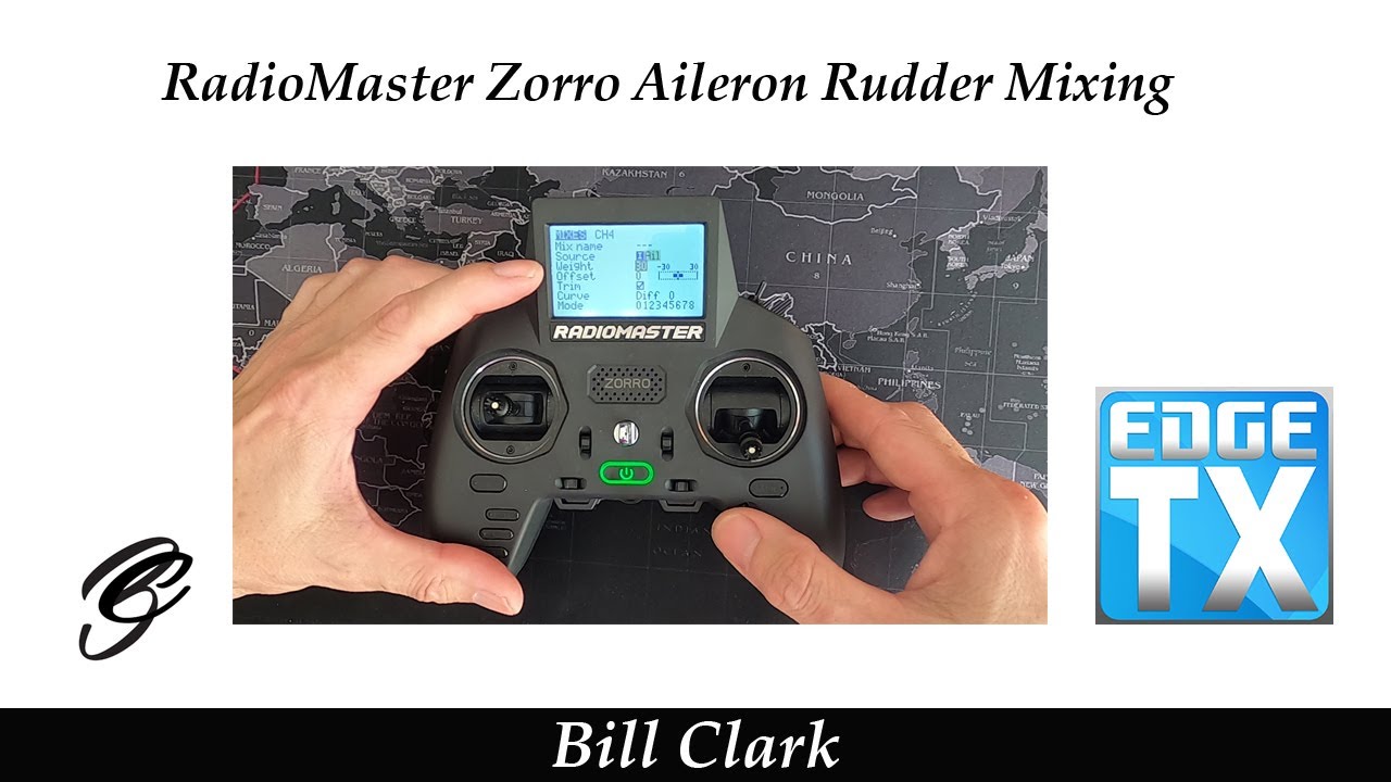 RadioMaster Zorro Aileron Rudder Mixing in EdgeTX YouTube