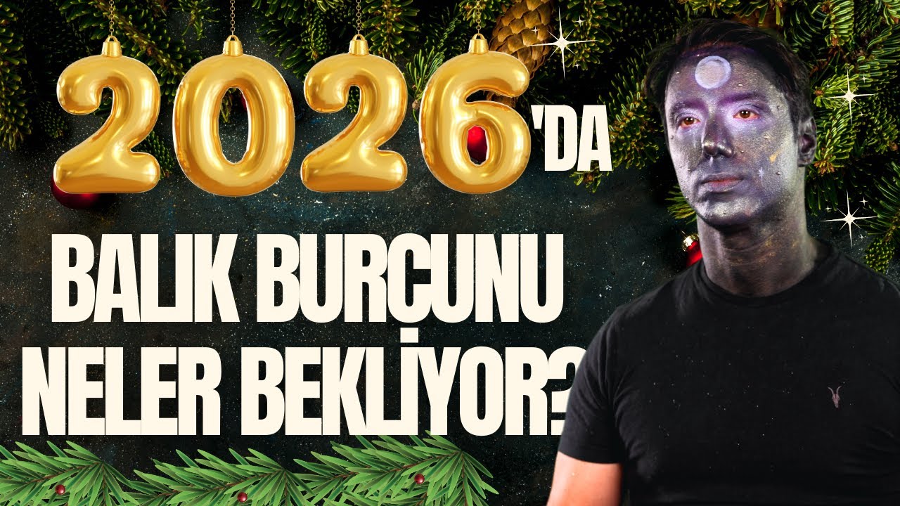 "BALIK" BURCUNU 2026 YILINDA NELER BEKLİYOR?♓ | Aşk, Para, Kariyer... | Can Aydoğmuş