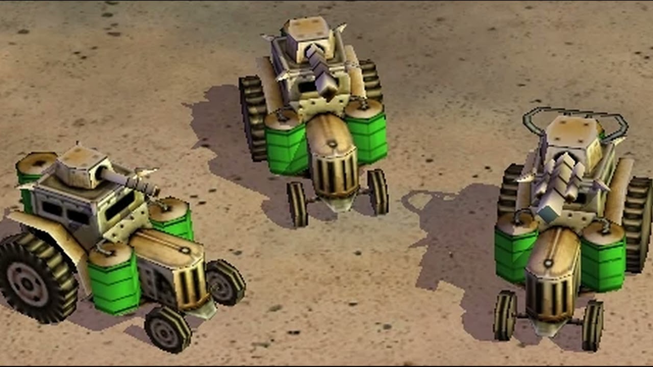 Command and Conquer - Generals Zero Hour. Химический трактор. Все реплики