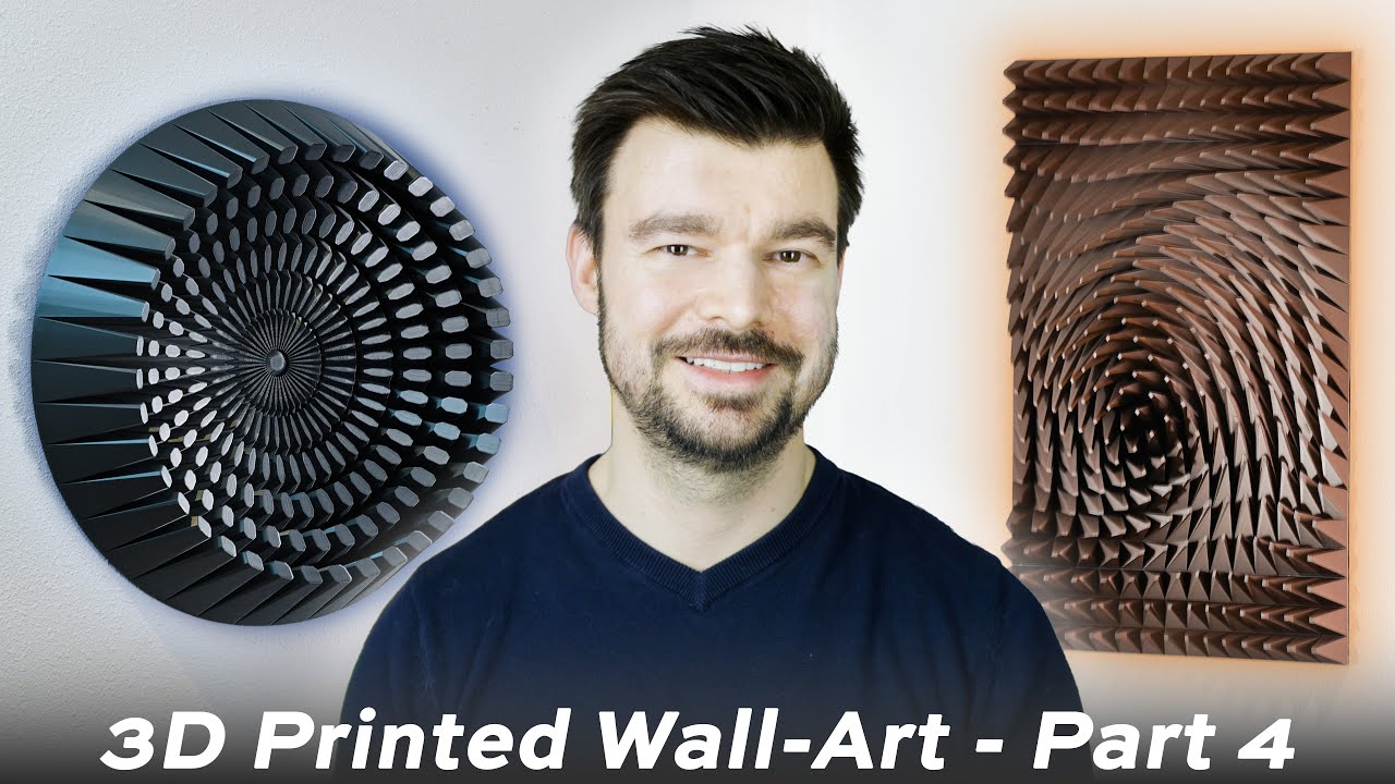 3D Printed Wall-Art - Part 4 - Surface and Texture Designs in Blender