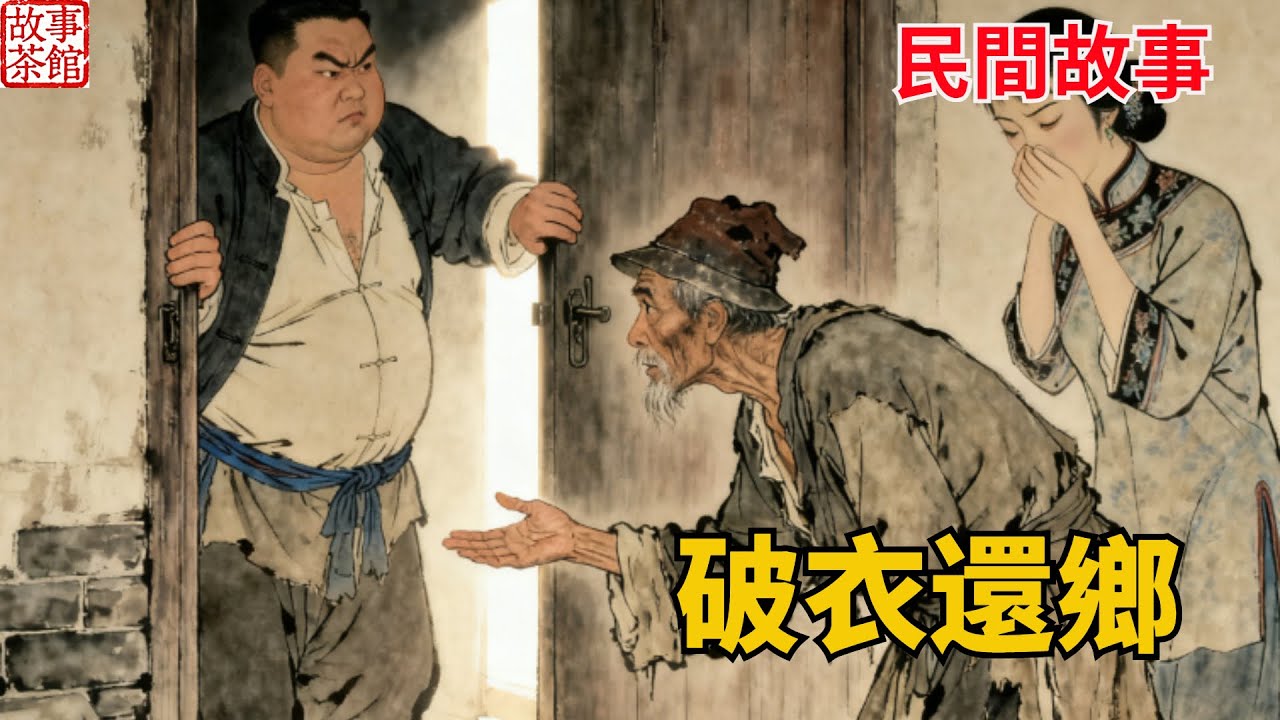 他扮窮討飯歸鄉，哥嫂鎖門避之不及，唯有妻子傾囊相助，三日後官轎臨門，哥嫂悔哭磕頭！#民間故事#情感 #睡前故事#人生感悟