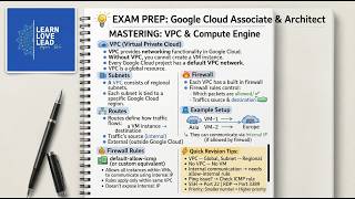 GCP VPC & Compute Engine Explained | Google Cloud Associate & Architect Notes