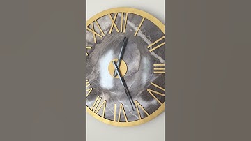 Goodtime Roman Numeral Decorative Wall Clock 48 cm MDF Wooden Home Needles Design