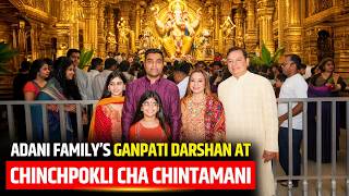 Ganesh Chaturthi 2026 Adani Family Offers Prayers At Chinchpokli Cha Chintamani
