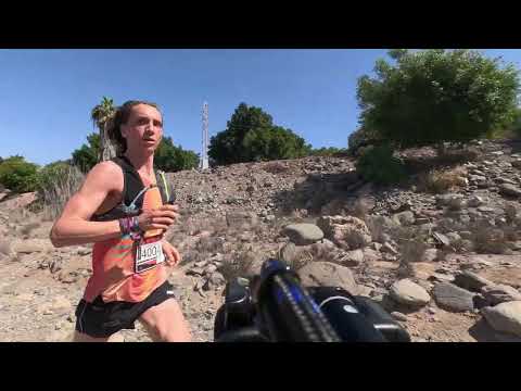 Crazy sprint Francesco Puppi vs Robert Pkemboi @transgrancanaria102 Marathon 2025