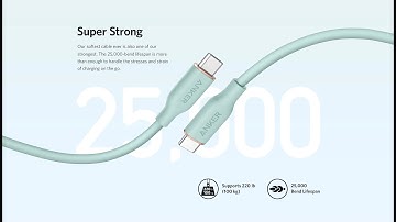 Trên tay cáp ANKER PowerLine III Flow USB-C To USB-C dài 1.8M