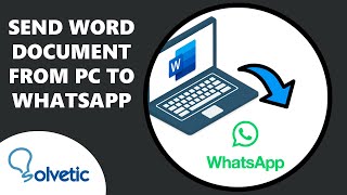 How to SEND WORD DOCUMENT from PC to WhatsApp ✅🖥📄✅
