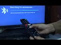 how to pair sony voice remote on Sony Bravia TV rmf tx500p