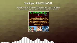 [AI WEEKLY NEWS RUNDOWN - TEASER] SpaceX Buys Cursor for $60B, Meta Fires 10%, Google I/O...