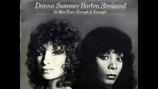 DONNA SUMMER &amp; BARBRA STREISAND - NO MORE TEARS (original &quot;Columbia&quot; vinyl version) with LYRICS