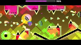 Geometry Dash: Chromatic Cascade by Hiavl (Unrated Easy Demon)