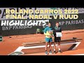 RAFAEL NADAL-CASPER RUUD EXTENDED HIGHLIGHTS  | COURTSIDE VIEW
