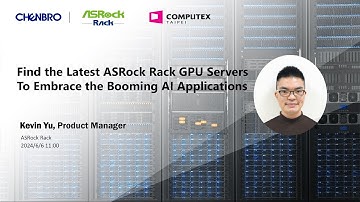 Tech Talk | ASRock Rack | Find the Latest ASRock Rack GPU Servers to Embrace Booming AI Applications