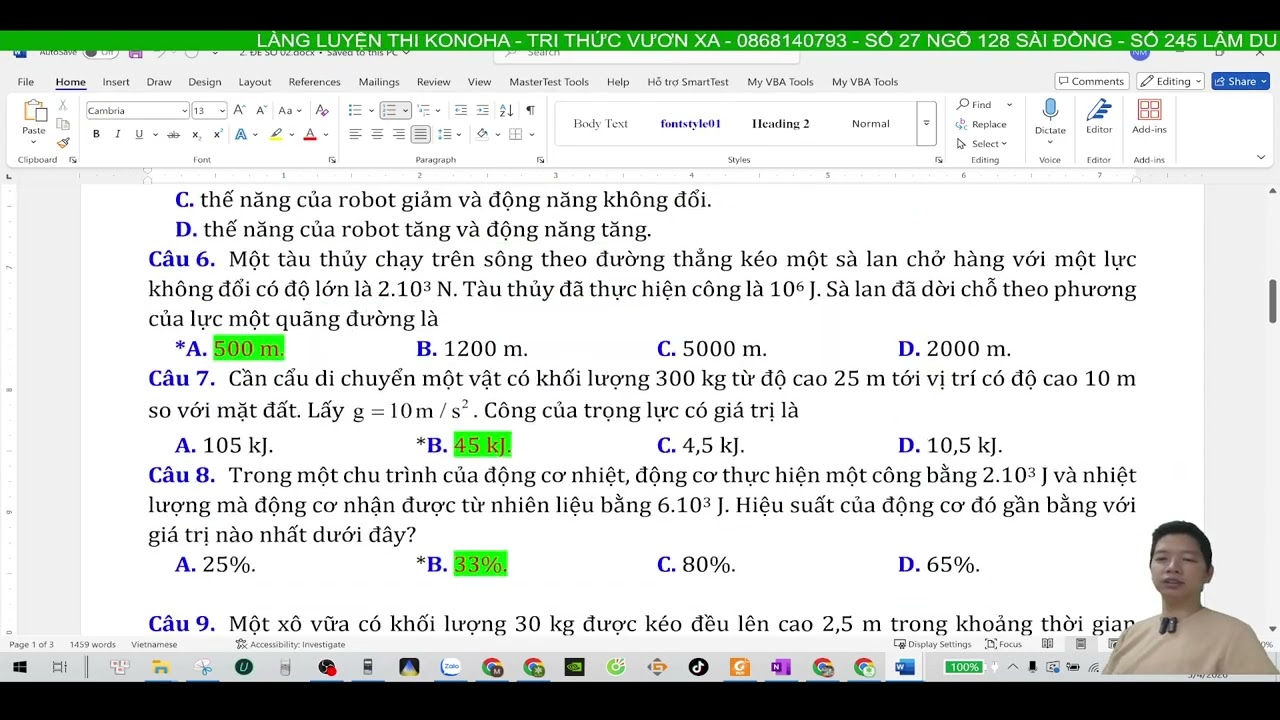 LÝ 10 - ÔN TẬP GIỮA KÌ 2