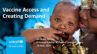 Virtual Meeting on Improving Vaccine Uptake - Issues of Access and Hesitancy