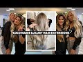 HAND TIED LUXURY HAIR EXTENSIONS AT COCO MARIE | VLOG OF THE WHOLE EXPERIENCE | Maddie Woods