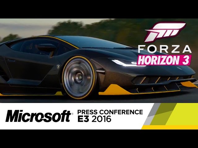 Forza Horizon 3 - Exclusive E3 2016 Gameplay - DanQ8000 Playing