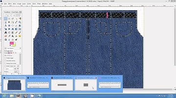Baggy Boxer Jeans using "The Gimp" Tutorial 3