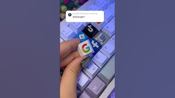 Drawing G for Google but on keyboard! Custom keyboard!#google e