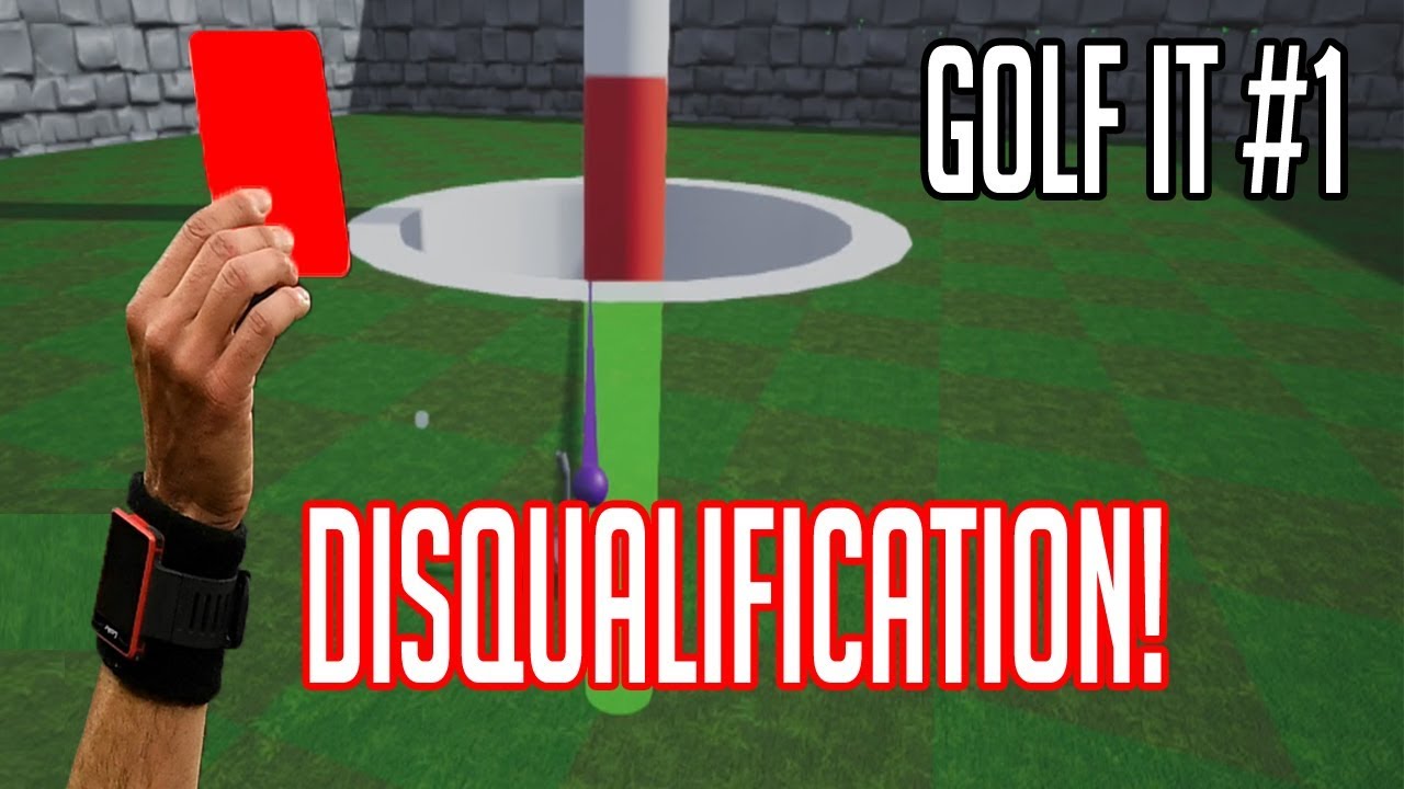 Golf it #1 | DISQUALIFIED ON LAST HOLE! - YouTube