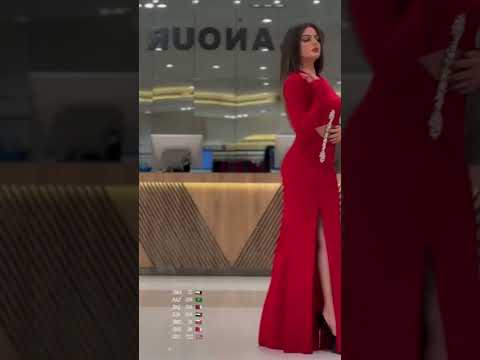 فستان سهرة أحمر مثير Shorts