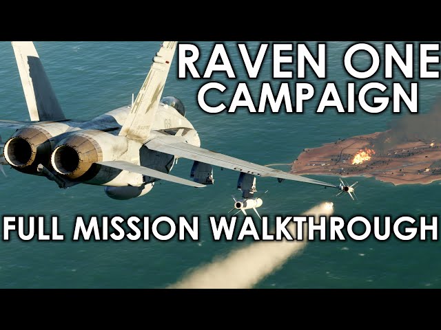 DCS F/A-18C Raven One Campaign Full Mission Walkthrough class=