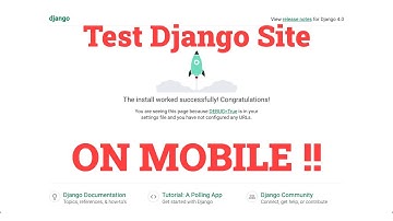 How to Test Django Site Locally on a Mobile Device | Django Mini Projects