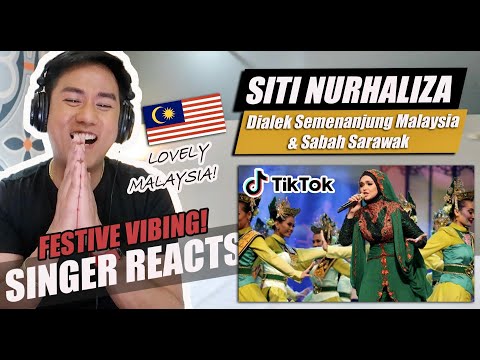 Siti Nurhaliza - Dialek Semenanjung Malaysia & Sabah Sarawak | SINGER REACTION