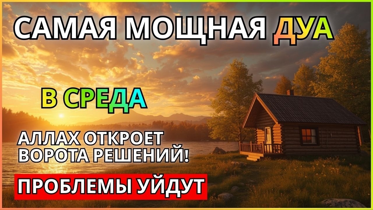 💞Дуа В СРЕДА ДАЕТ УВАЖЕНИЕ, БОГАТСТВО,РИЗК,ДЕНЬГИ,УСПЕХ И СЧАСТЬЕ! #дуа
