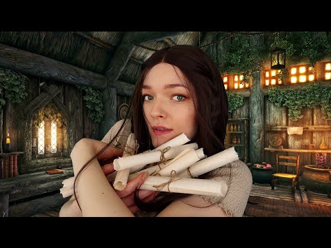 Skyrim ASMR 🏹 Lydia helps you sort your Loot