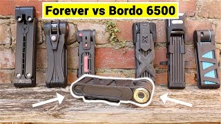 Foldylock Forever vs Abus Bordo Granit XPlus 6500 Review | BikeLockWiki