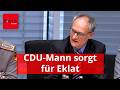 CDU-Mann sorgt mit intimen Fragen an AfD-Gutachter für Eklat