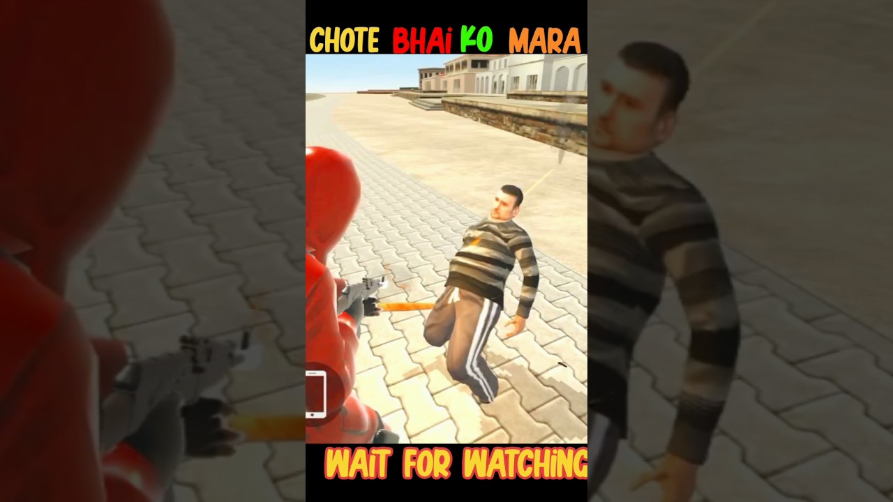 😡🤩Chote Bhai Ko Mara | the thift auto simulator 🎯💪💥