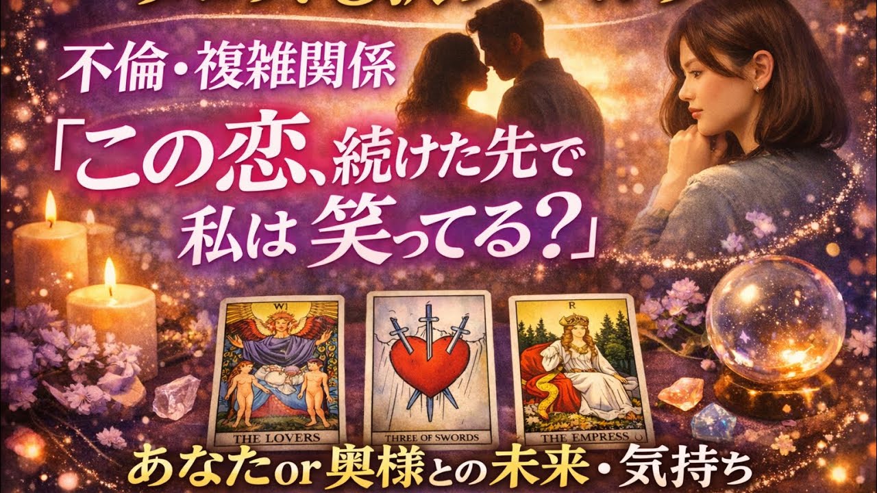 『不倫・複雑恋愛』この恋、続けた先で私は笑ってる？（あなたとの未来・奥様との未来・気持ち）