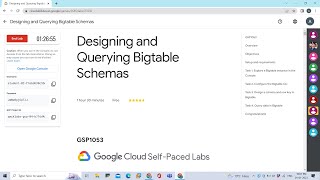 Designing and Querying Bigtable Schemas #gcp #googlecloudplatform #arcade
