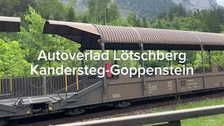 Autoverlad Lötschberg Kandersteg-Goppenstein
