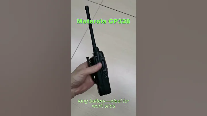 Motorola GP328 GP340 Walkie Talkie Handheld High Power Dual Band Portable Transceiver Two Way Radio
