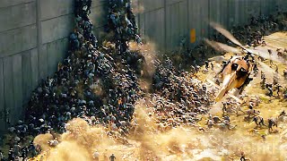 Zombie Attack in Jerusalem that wall wasn't high enough... | World War Z | CLIP