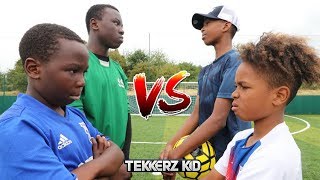 TEKKERZ KID vs BEAST GK | Bro vs Bro Crossbar Challenge!!