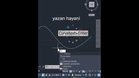 curvetext lisp in autocad||autocad tricks