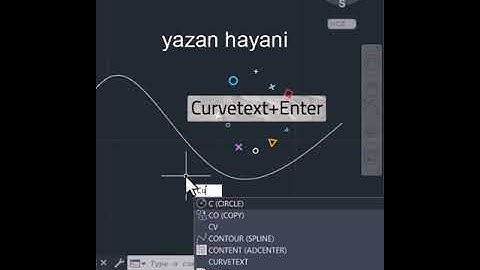 curvetext lisp in autocad||autocad tricks