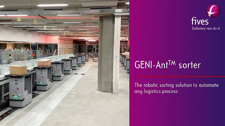 [Intralogistics] GENI-Ant™ AMR Sorter:  robotic sorting solution to automate your logistics process