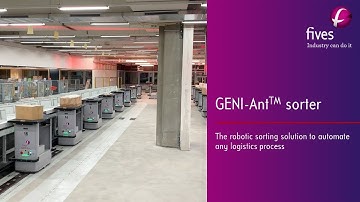 [Intralogistics] GENI-Ant™ AMR Sorter:  robotic sorting solution to automate your logistics process