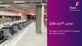 [Intralogistics] GENI-Ant™ AMR Sorter:  robotic sorting solution to automate your logistics process