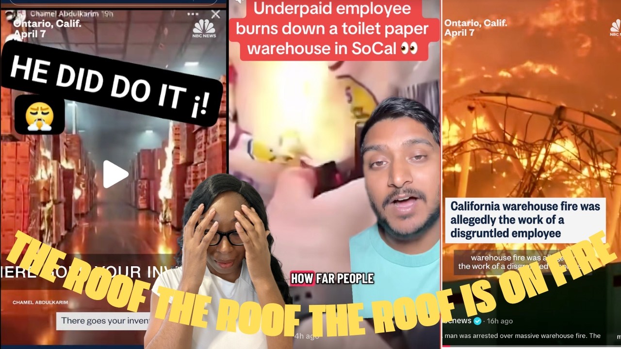 Disgruntled Employee Commits Arson at 1.2 Million Sq Ft Warehouse - YouTube